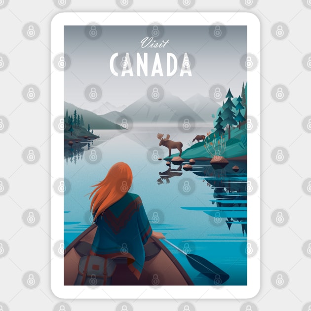 Visit Canada Sticker by Anniko_story